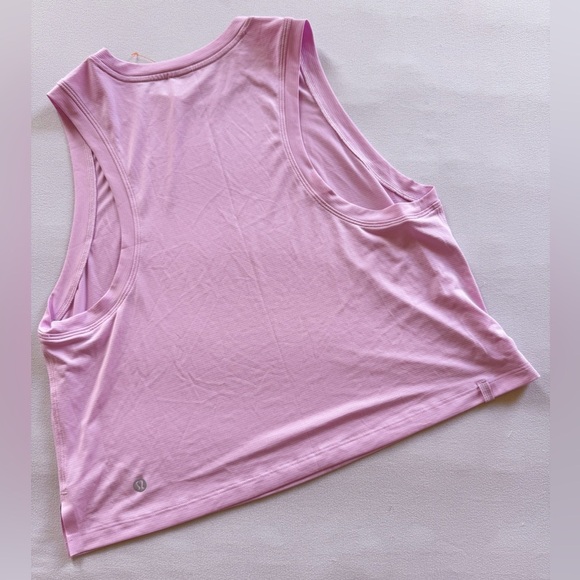 Lululemon Ultralight Waist Length Tank Top  Vita Pink Size 2 NWOT - Picture 1 of 4